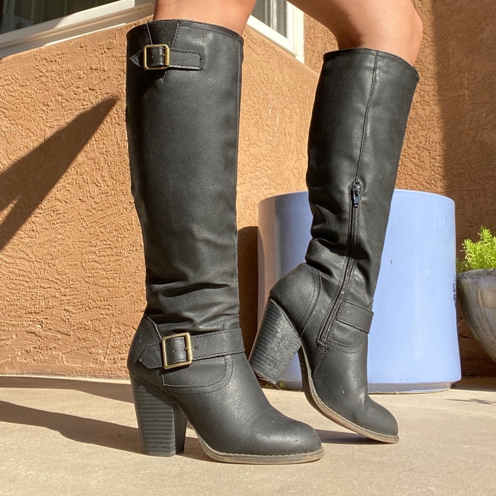 Knee High Black Boots